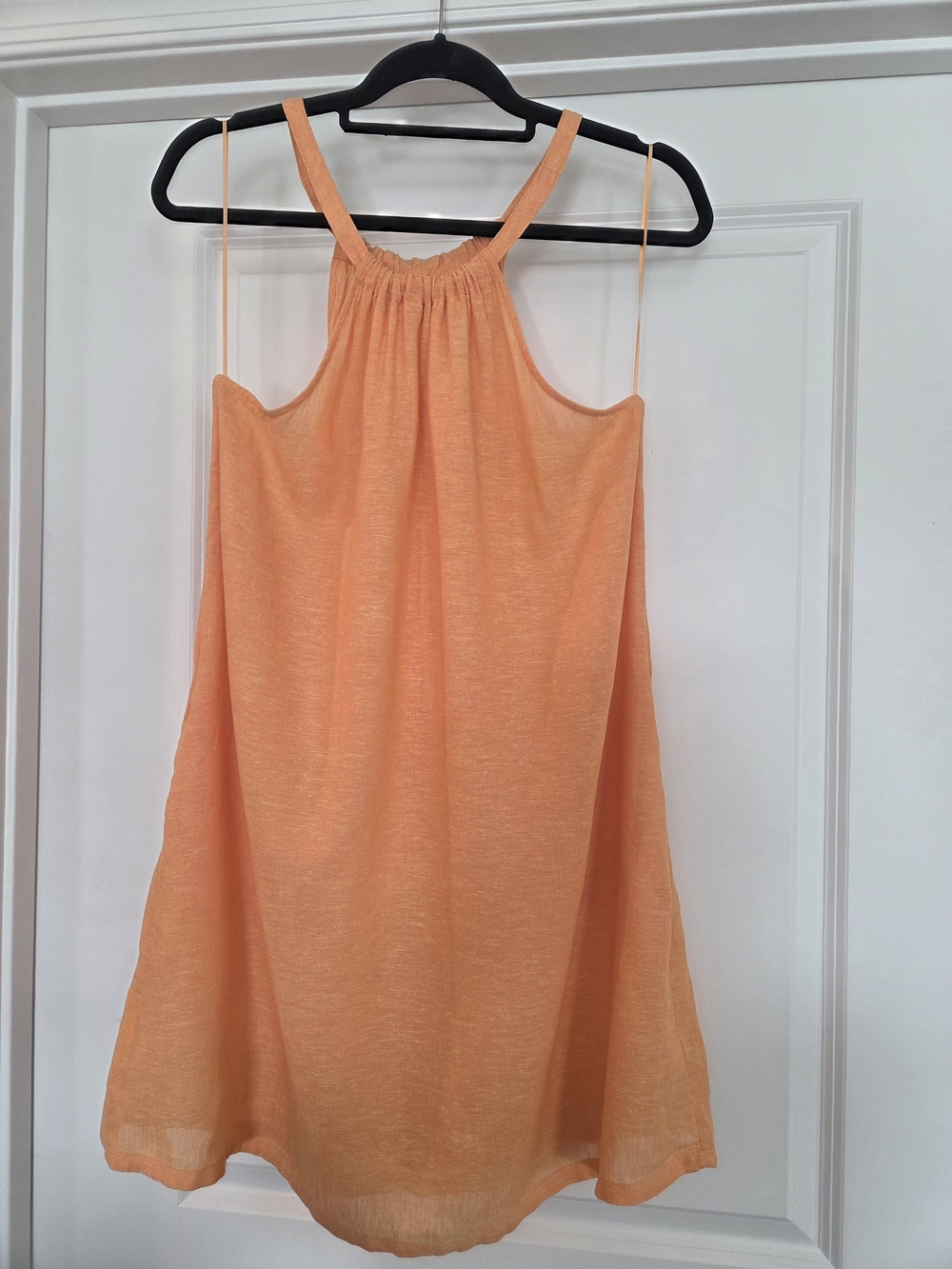 C&C California Peach Halter Slip Tank
